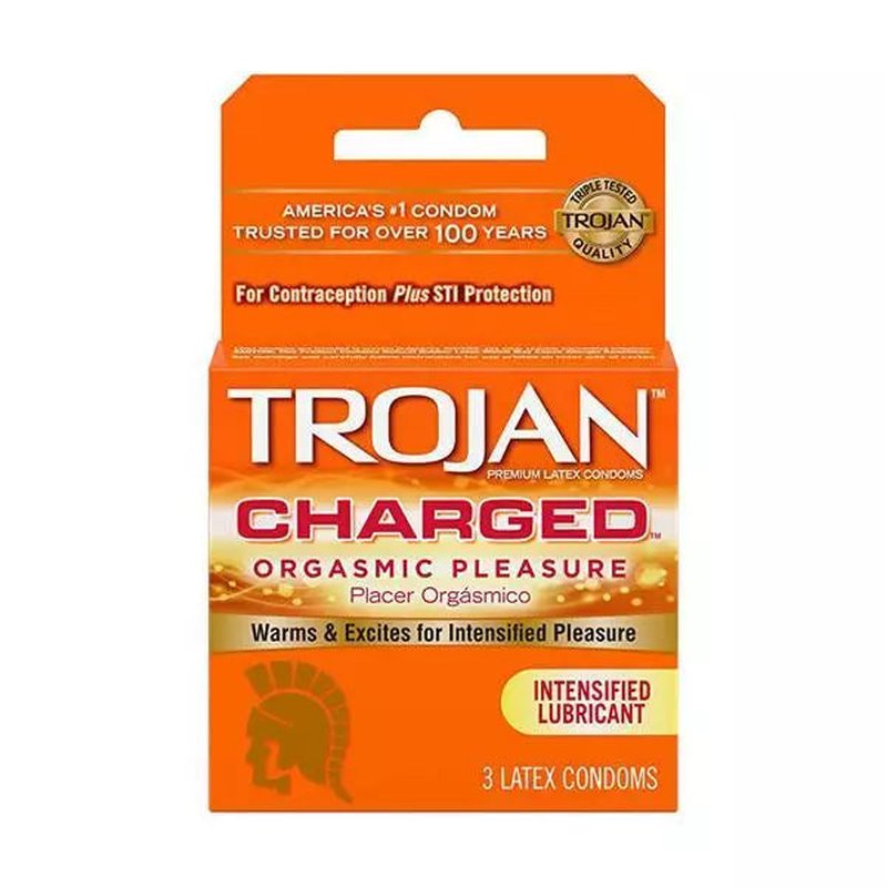Trojan Charged Lubricated Condoms 18 Pack Premium Latex wholesale trojan charged lubricated condoms – 18 pack | premium latex for enhanced sensation retail distribution