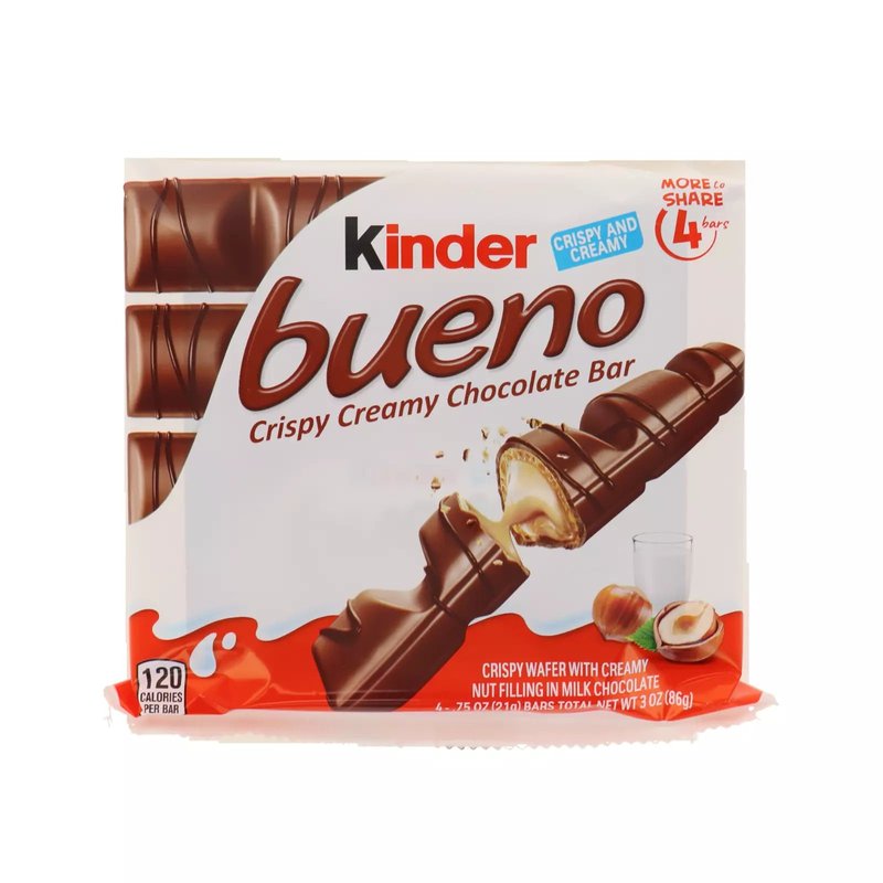 Kinder Bueno King Size candy bars 8 Ct wholesale candy/snack retail distribution
