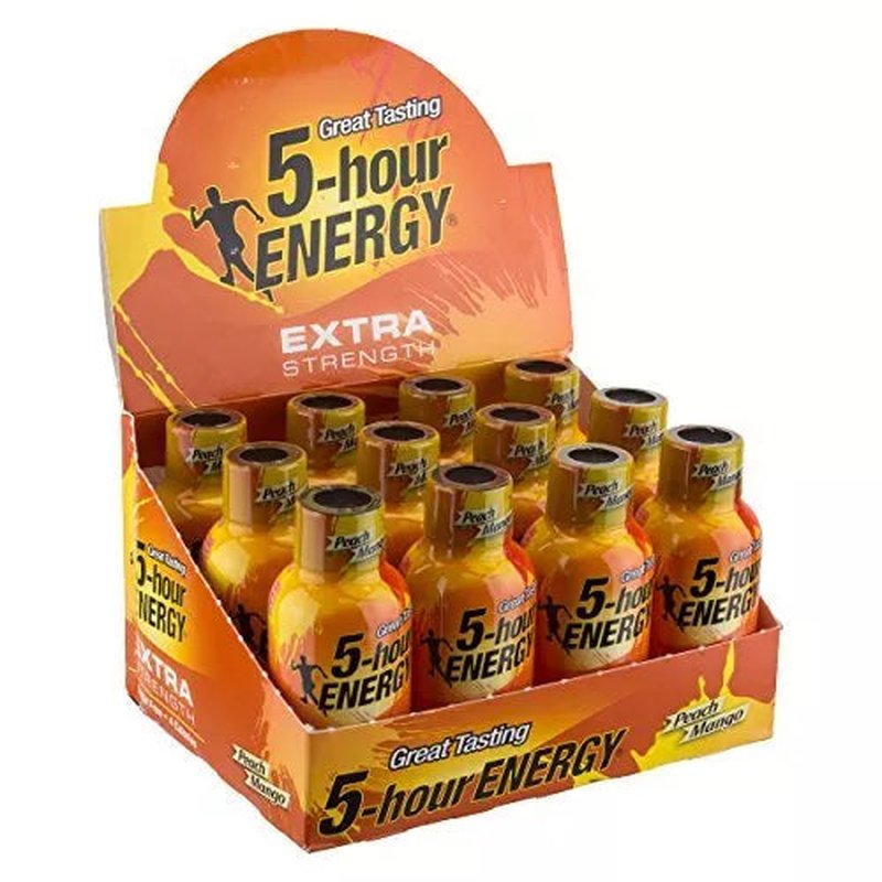 5-Hour ENERGY Shot Peach Mango Extra Strength 1.93oz wholesale energy shot retail distribution