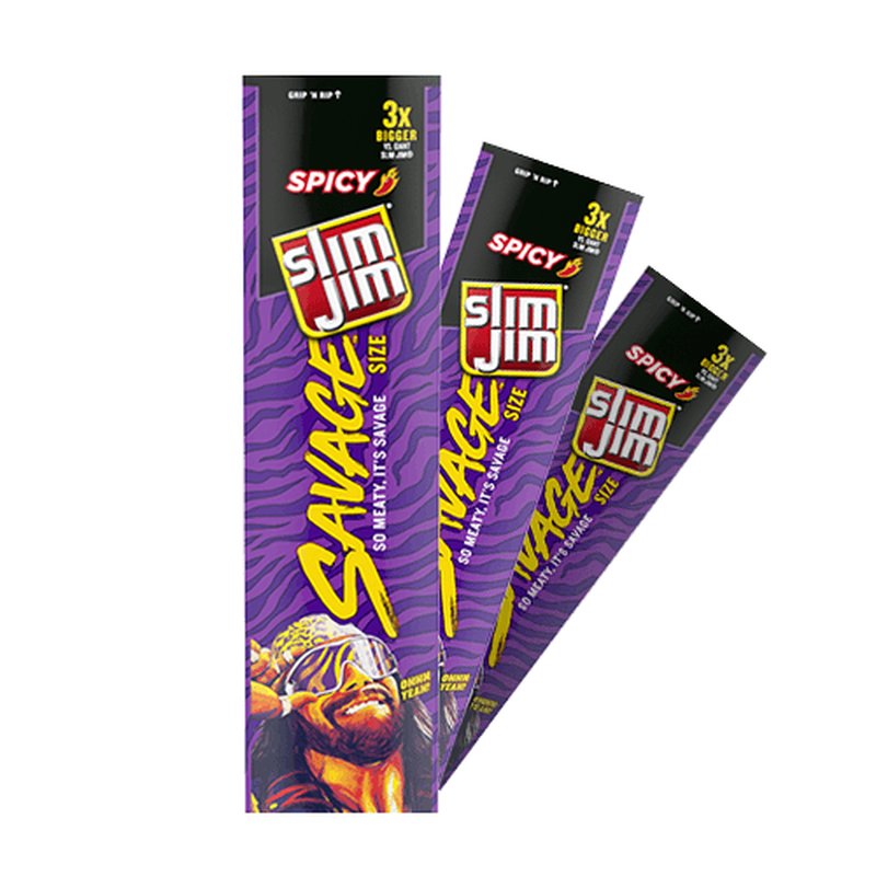 SJ Savage Spicy Snack 12 Count Pack wholesale candy/snack retail distribution
