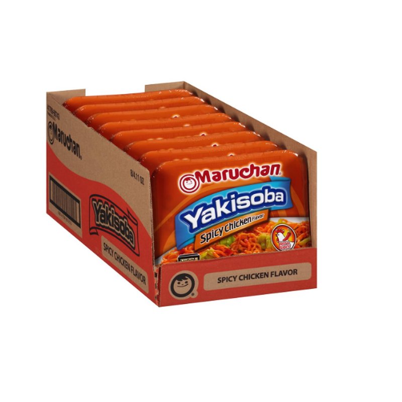 Maruchan Yakisoba Spicy Chicken 4 oz 8 ct wholesale grocery retail distribution
