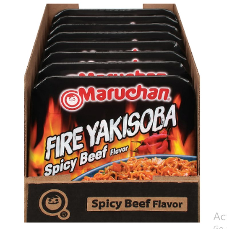 Maruchan Yakisoba Fire Beef Taco 4 Oz / 8 Ct wholesale grocery retail distribution