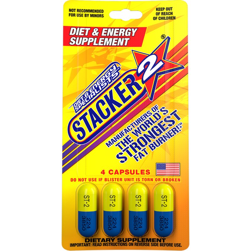 Stacker 2 Energy Boost Capsules 4-Count Pack wholesale energy boost capsules, retail distribution