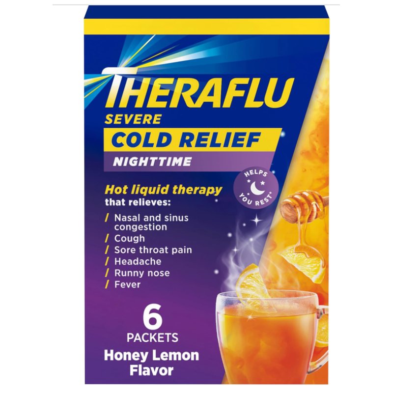 Theraflu Cold & Cough Nighttime 6 pack wholesale health&beauty retail distribution