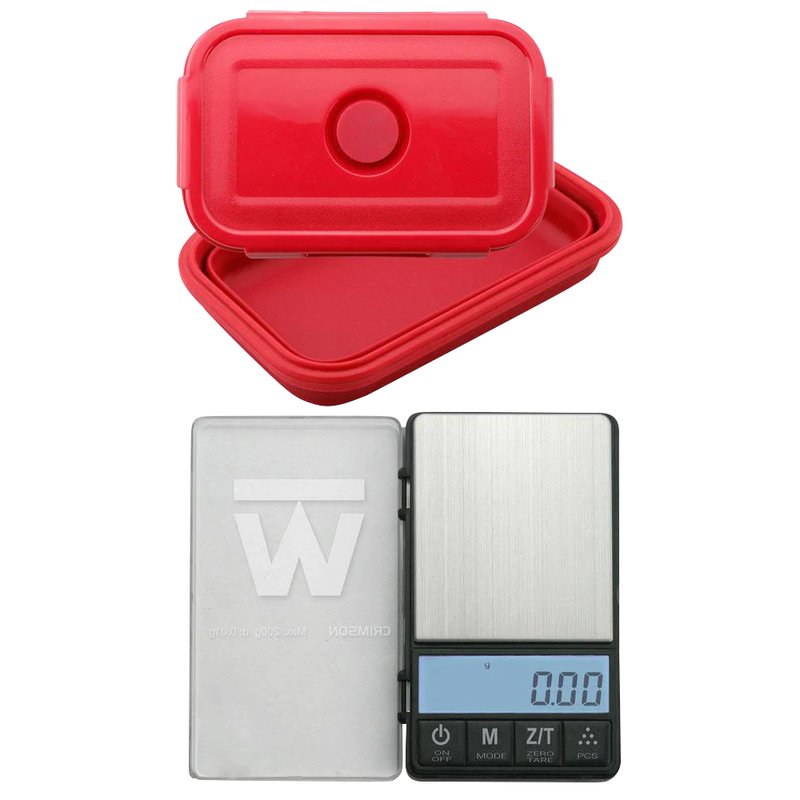 Truweigh Crimson Collapsible Bowl Scale 200g x 0.01g wholesale tw crimson scale collapsible retail distribution