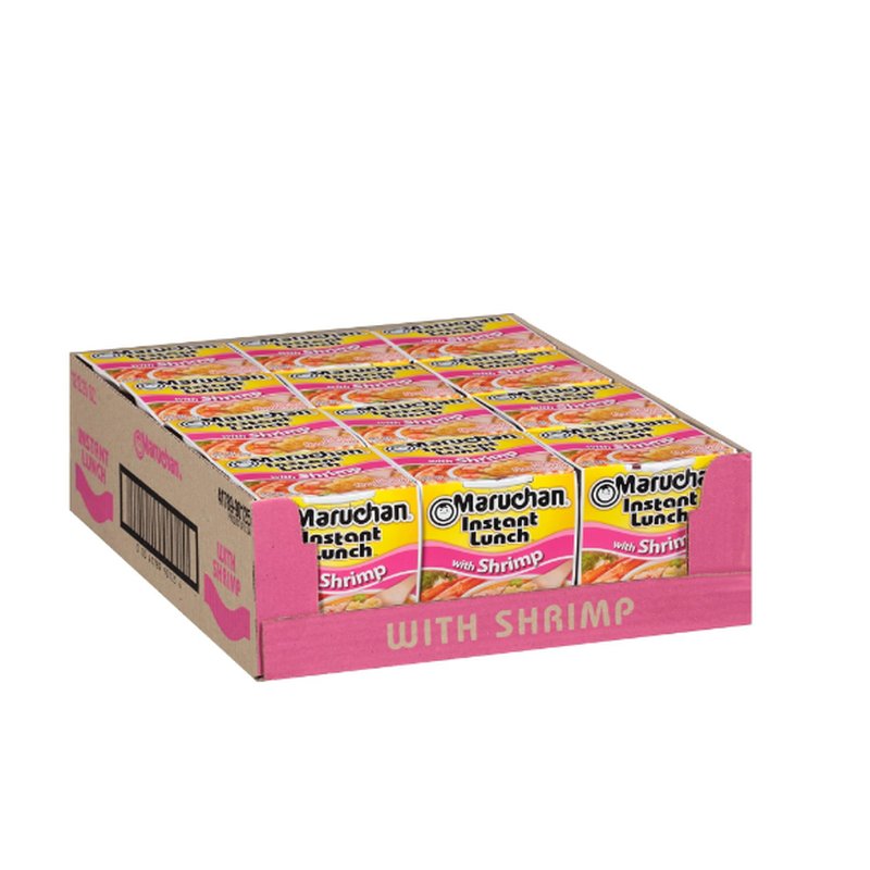 Maruchan Shrimp Instant Ramen Noodles 12-Pack wholesale grocery retail distribution