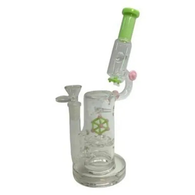 11" Spinning Cube Telescope Glass Water Pipe wholesale alternatives > glass retail distribution - product detail view