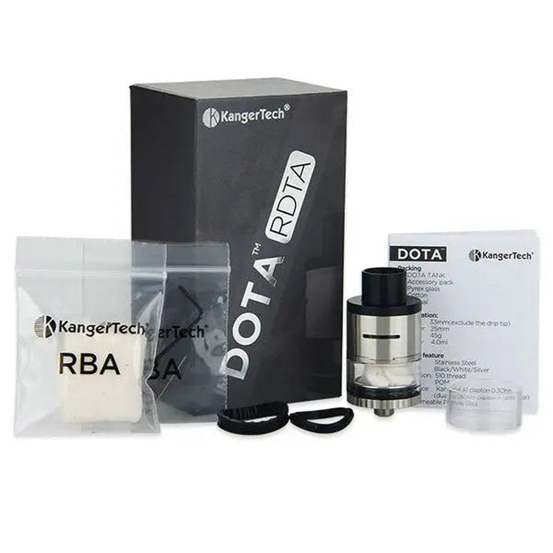 Kanger DOTA RDTA Tank 25mm 4mL wholesale rebuildables > rdta retail distribution - specifications