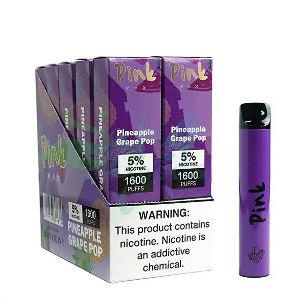 Pink Max Disposables 10 Pack - Vape Wholesale USA