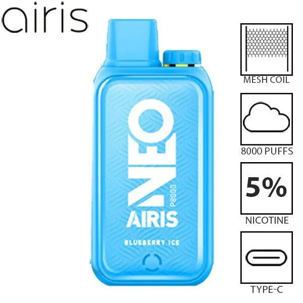 Airis Neo P8000 8000 Puffs Disposable Blueberry Ice