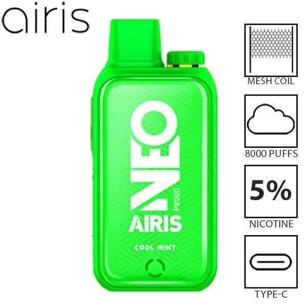 Airis Neo P8000 8000 Puffs Disposable Cool Mint