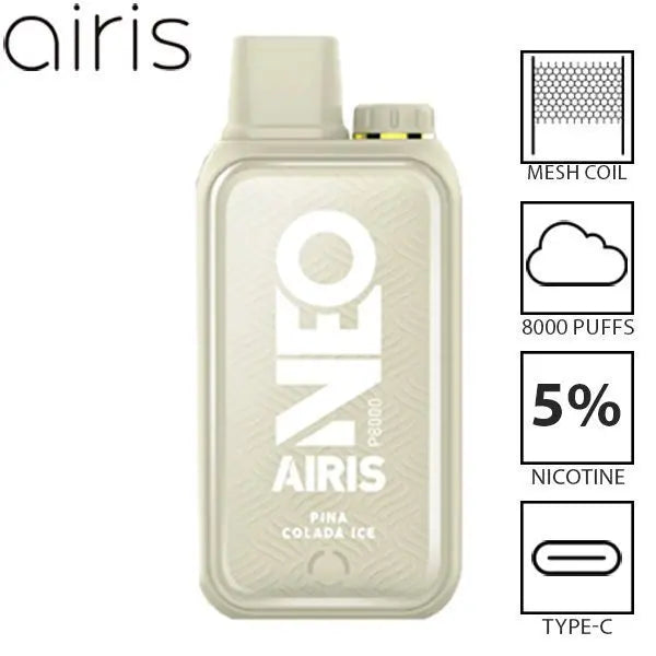Airis Neo P8000 8000 Puffs Disposable Pina Colada Ice