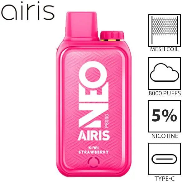 Airis Neo P8000 8000 Puffs Disposable Kiwi Strawberry