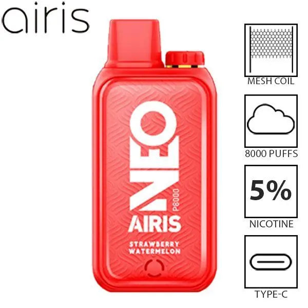 Airis Neo P8000 8000 Puffs Disposable Strawberry Watermelon