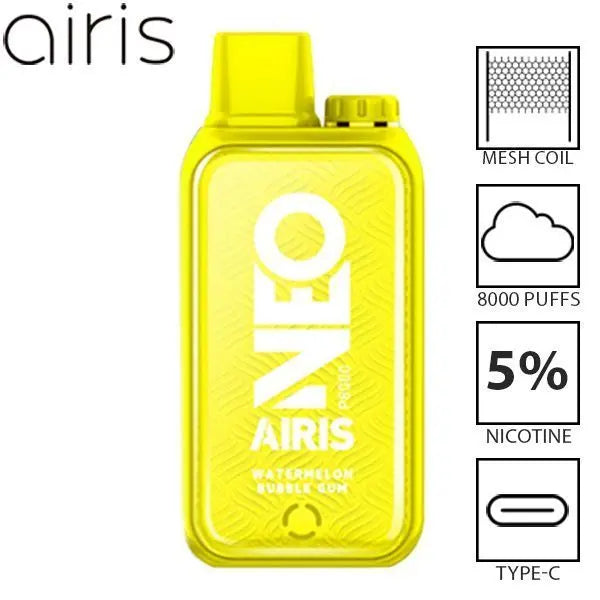 Airis Neo P8000 8000 Puffs Disposable Watermelon Bubblegum