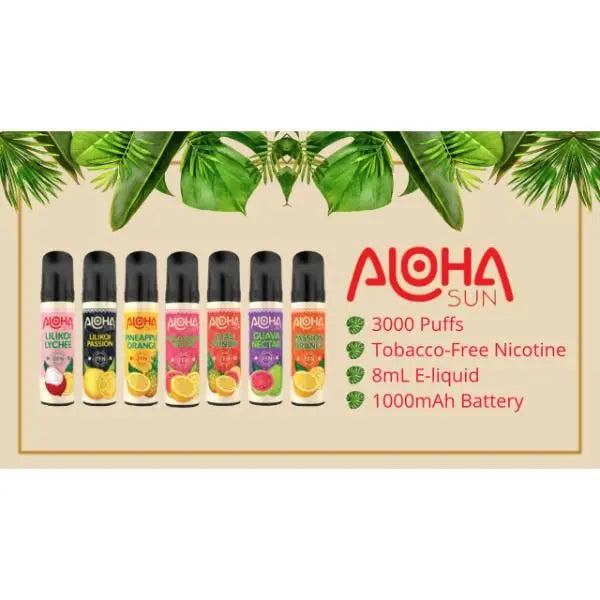 Aloha Sun TFN Disposable 10-Pack Best Bulk Price!
