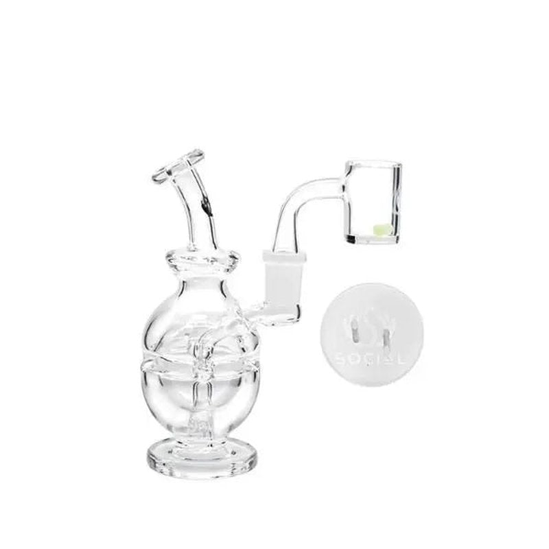 Social Glass ATLAS Fab Egg Mini Rig Kit 14mm wholesale alternatives > glass retail distribution