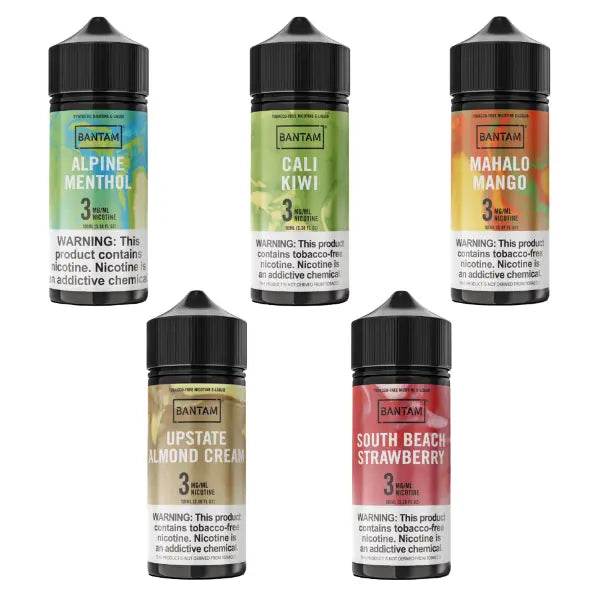 Bantam Synthetic Nicotine Series 100mL for wholesale and bulk pricing from Vape Wholesale USA