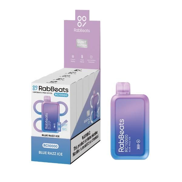 RabBeats RC10000 5 Pack Blue Razz Ice