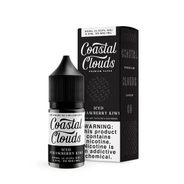 Coastal Clouds Salt 30ML Iced Strawberry Kiwi