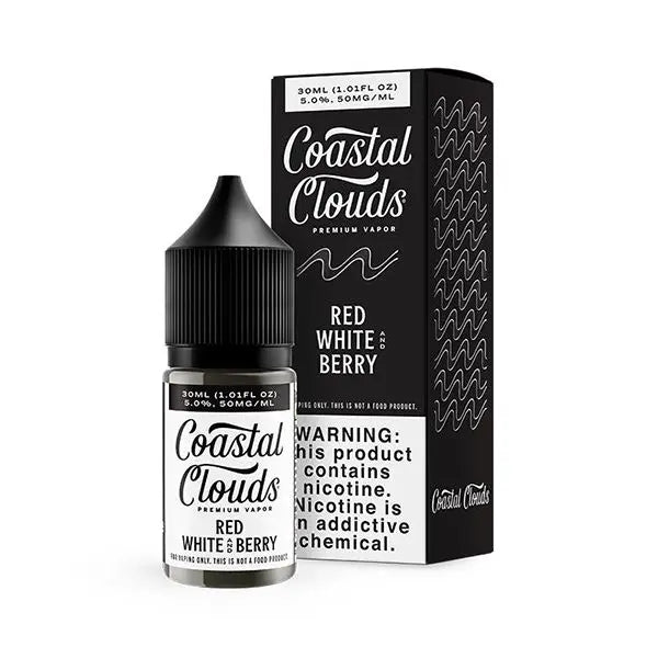 Coastal Clouds Salt 30ML Red White and Berry