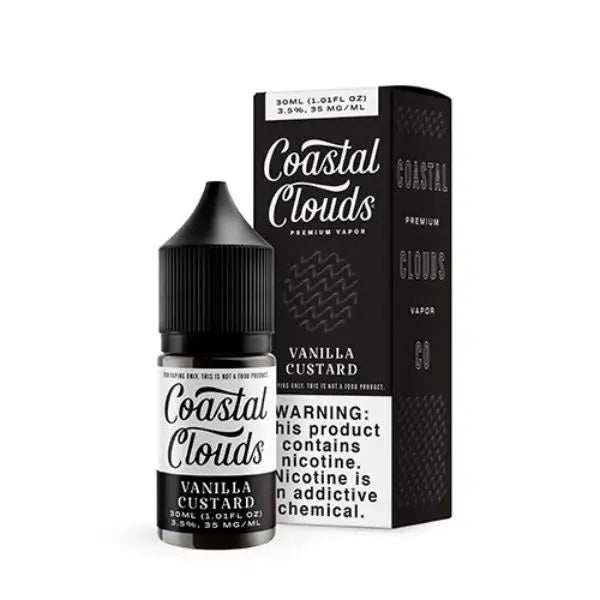Coastal Clouds Salt 30ML Vanilla Custard