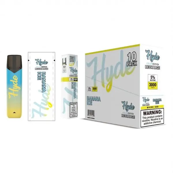 Banana Ice Hyde Color Recharge Disposable 10 Pack Best Price!