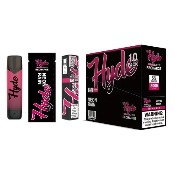 Neon Rain Hyde Color Recharge Disposable 10 Pack Cheap Prices!