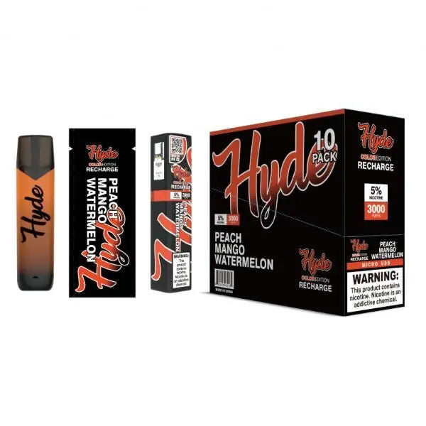 Peach Mango Watermelon Hyde Color Recharge Disposable 10 Pack Bulk Price!