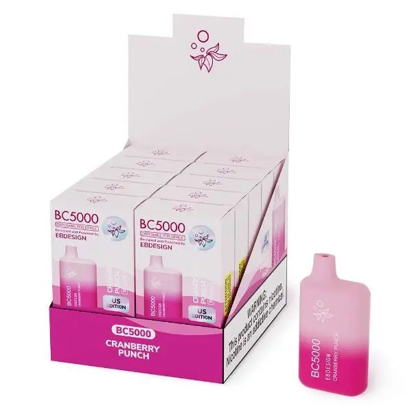 EB Designs BC5000 Disposable-10-Pack Cranberry Punch