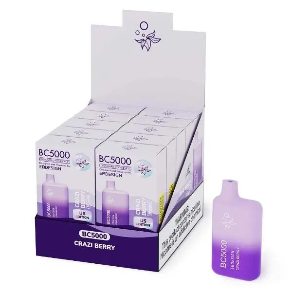 EB Designs BC5000 Disposable-10-Pack Crazi Berry