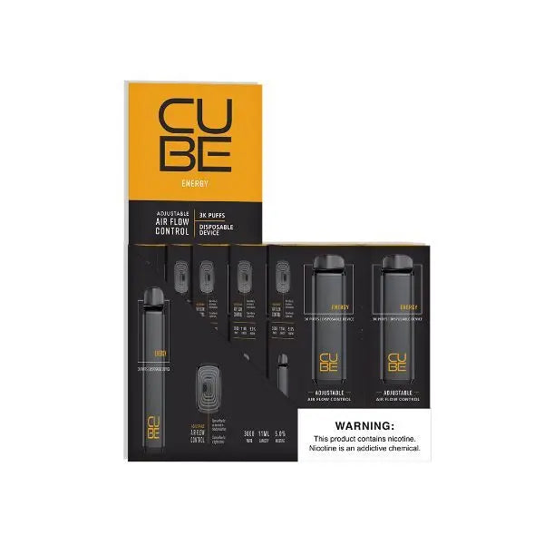 VaporTech Cube Disposable 10-Pack - Energy