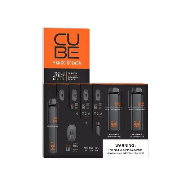 VaporTech Cube Disposable 10-Pack Mango Colada