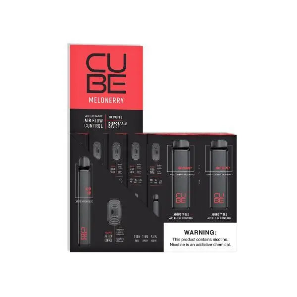 VaporTech Cube Disposable 10-Pack Melonerry