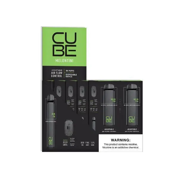 VaporTech Cube Disposable 10-Pack Melontini