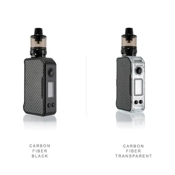 Carbon Fiber Black & Carbon Fiber Transparent Dovpo MVP 220w Box Kit Wholesale Deal Price!