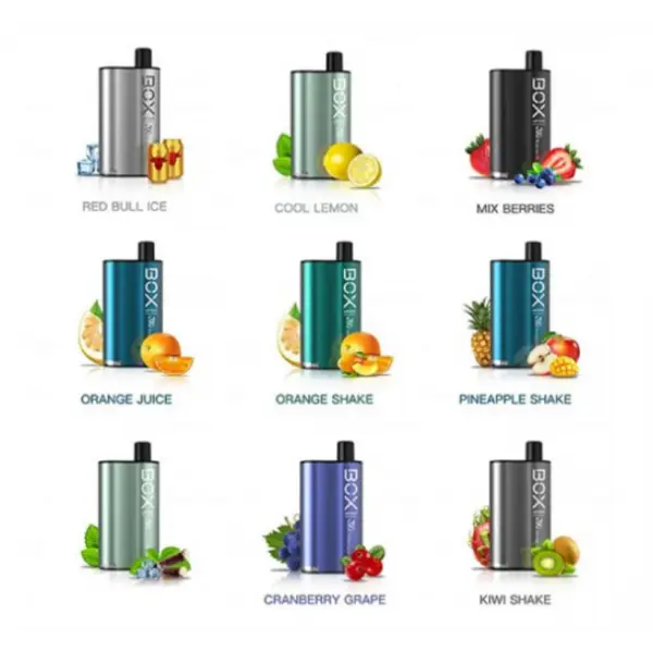 Air Bar Box Disposable Vape – 3000 Puffs | 10mL E-Liquid | 5-Pack