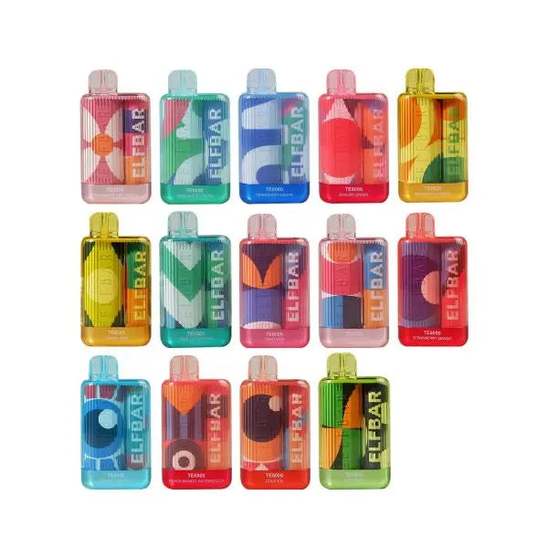 Elf Bar TE6000 6000 Puffs Disposable wholesale flavors