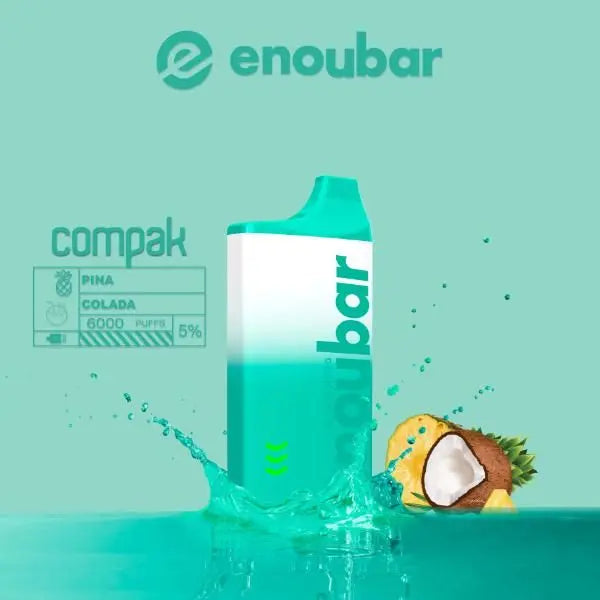 Pina Colada ENOUBAR Compak Rechargeable Disposable Device 
