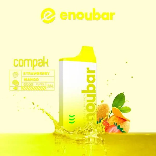 Strawberry Mango ENOUBAR Compak Rechargeable Disposable Device