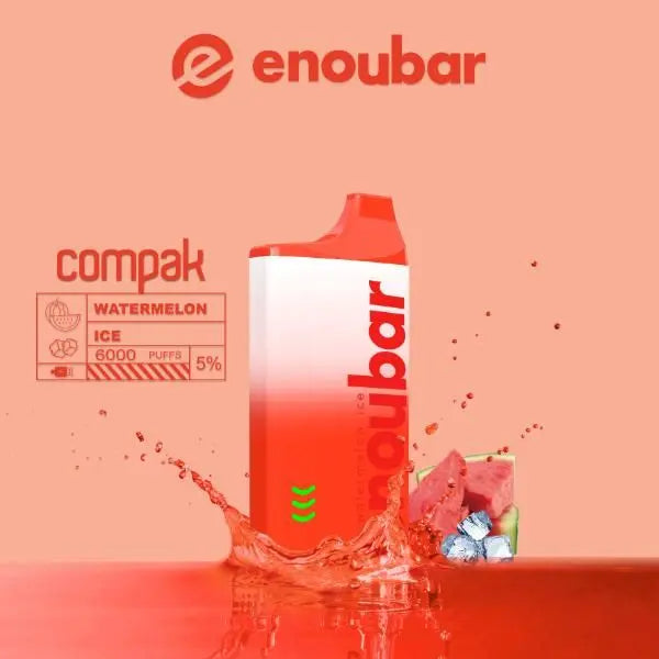 Watermelon Ice ENOUBAR Compak Rechargeable Disposable Device
