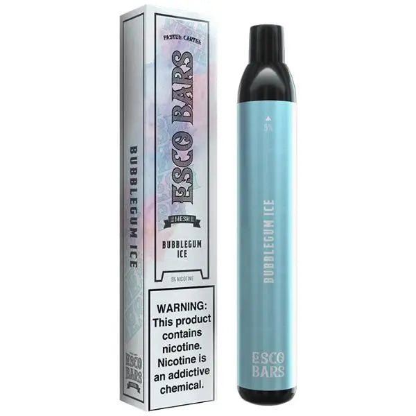 Bubblegum Ice Esco Bars 2500 Puffs Disposable 10 Pack Wholesale Deal!
