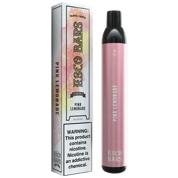 Pink Lemonade Esco Bars 2500 Puffs Disposable 10 Pack Best Deal!