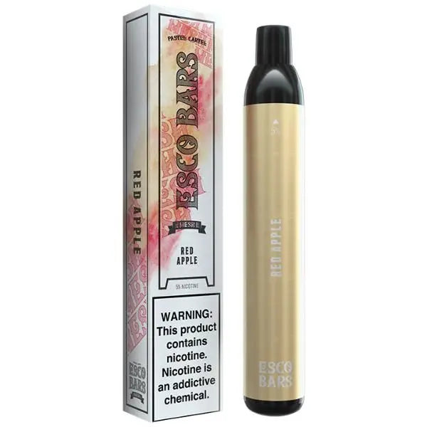 Red Apple Esco Bars 2500 Puffs Disposable 10 Pack Wholesale Deal!
