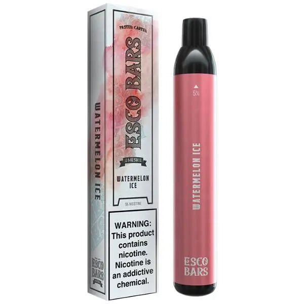 Watermelon Ice Esco Bars 2500 Puffs Disposable 10 Pack Bulk Deal!