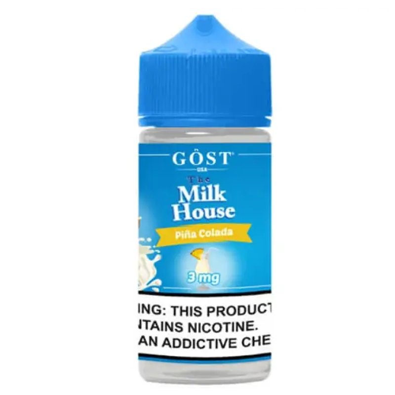 The Milk House by Gost Vapor E-Liquids Dessert Flavors wholesale e-liquids > dessert flavors e-liquid retail distribution - packaging view
