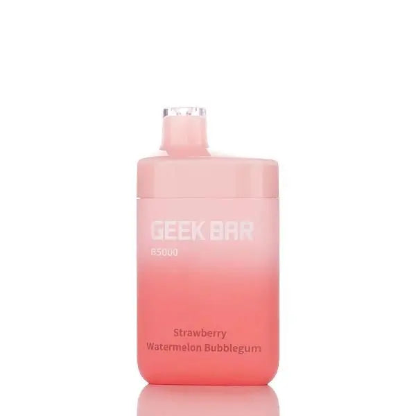Strawberry Watermelon Bubblegum Geek Bar B5000 Puffs Disposable 10-Pack Wholesale Deal!