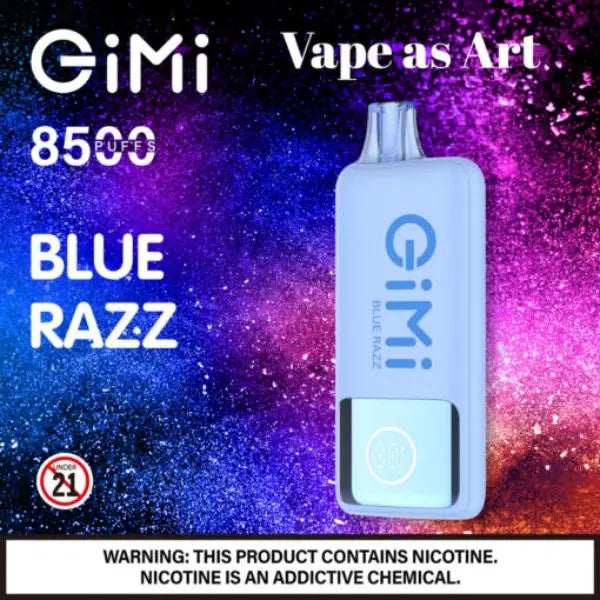 Gimi by FLUM 8500 Puffs Disposable Blue Razz