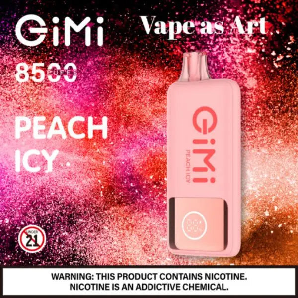 Gimi by FLUM 8500 Puffs Disposable Peach Icy