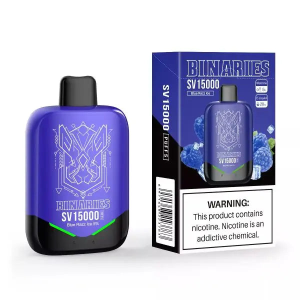 Horizon Binaries SV15000 15000 Disposable Blue Razz Ice